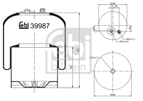 Bellow, air suspension